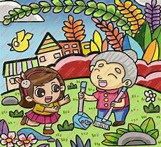 中小学生绘画作品图片